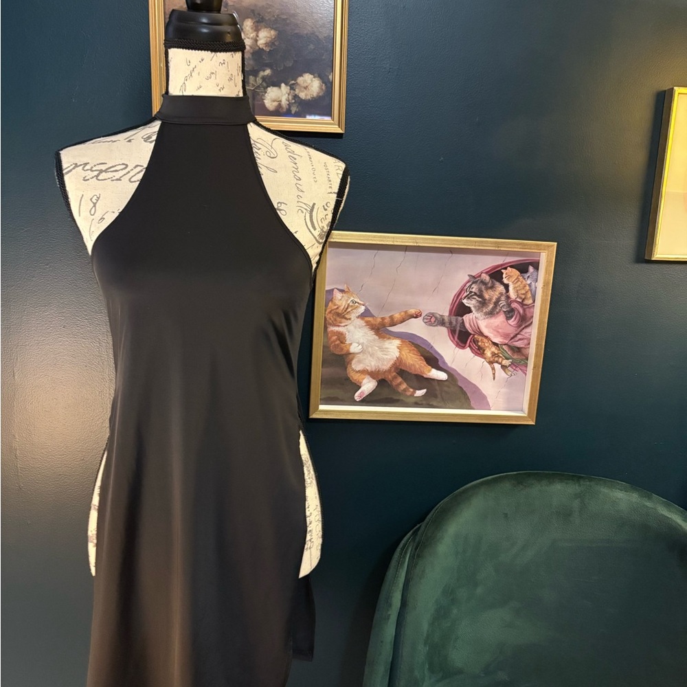 Chic Black Backless Dress - Picture 2 of 7